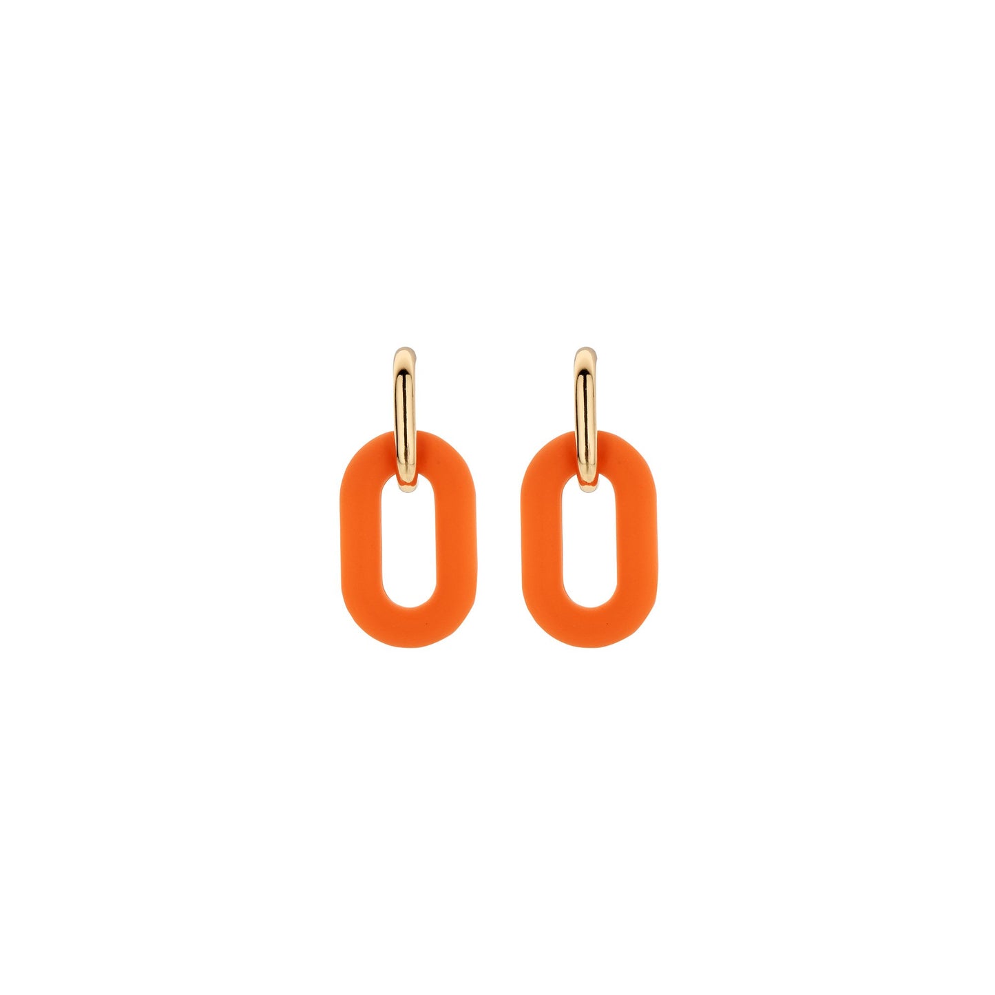 Biba Oorbellen Schakel - Oranje