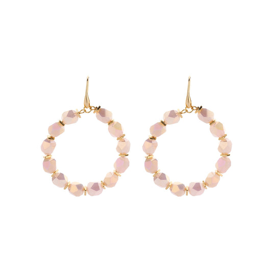 Biba Oorbellen Ringen - Roze