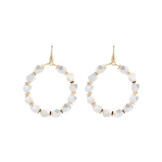 Biba Oorbellen Ringen - Wit