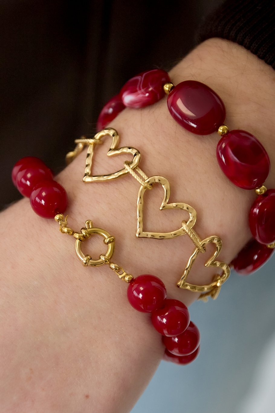 Armband Hartjes