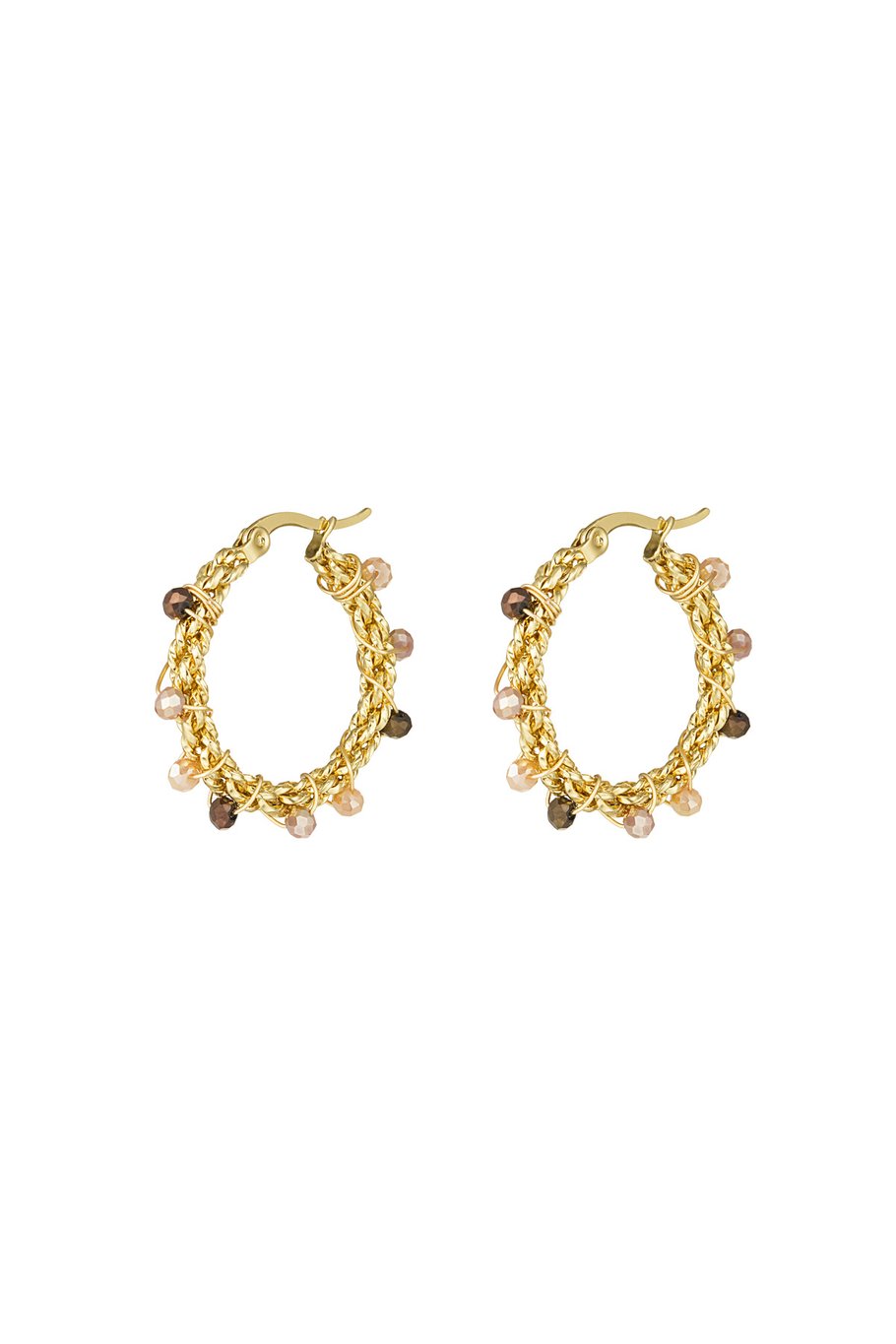 Oorbellen bright bead