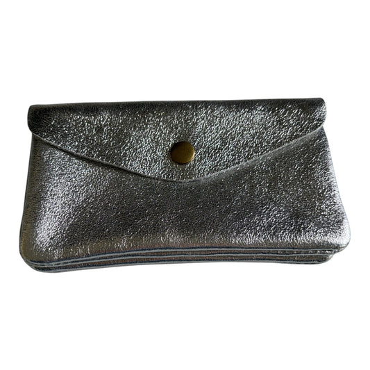 Lisa Big Portemonnee - Metallic Zilver