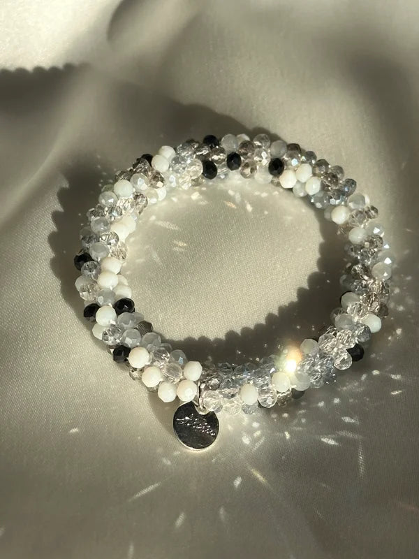 Stiekie - Black / White Sparkle