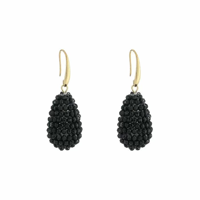 Oorbellen Druppel - Black