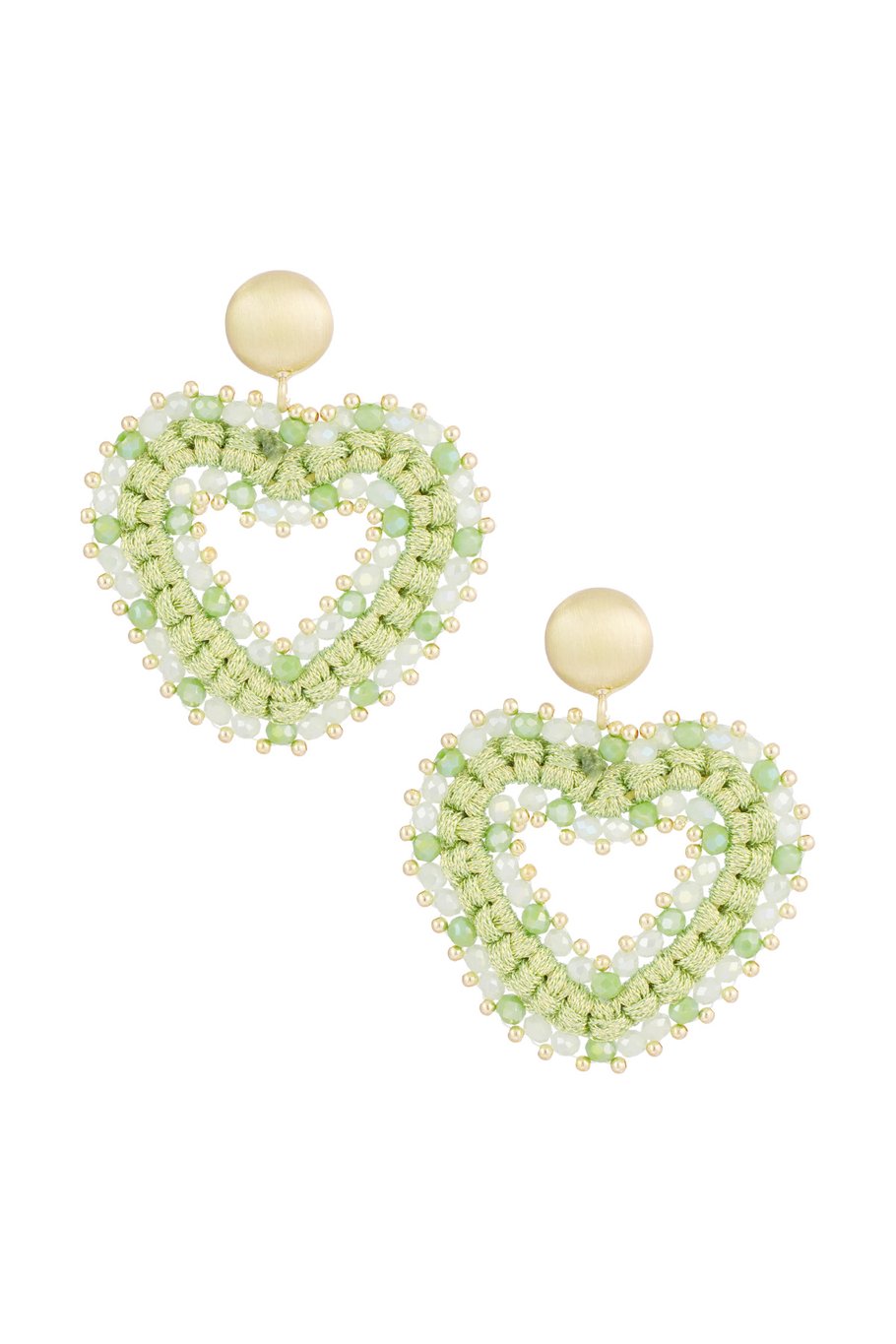 Oorbellen Love All The Way - Groen