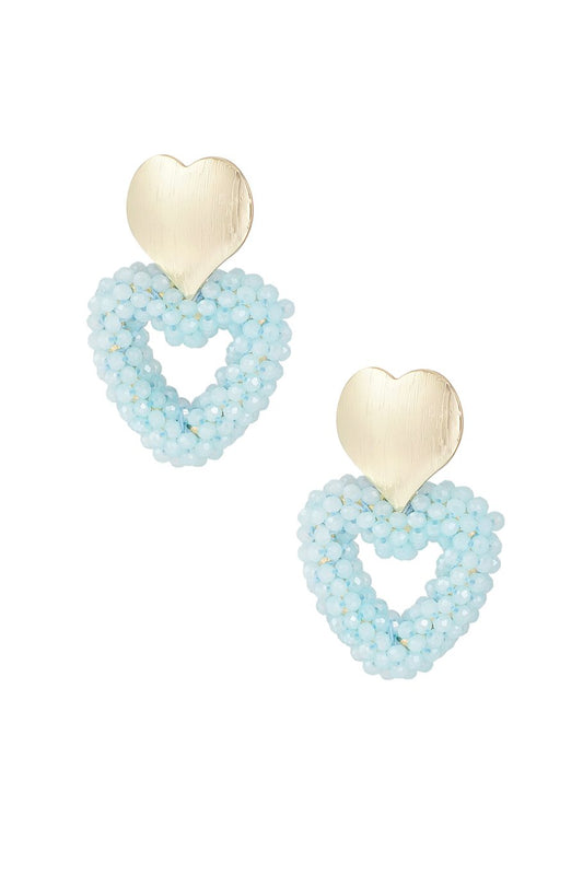 Oorbellen Sweethearts - Blauw