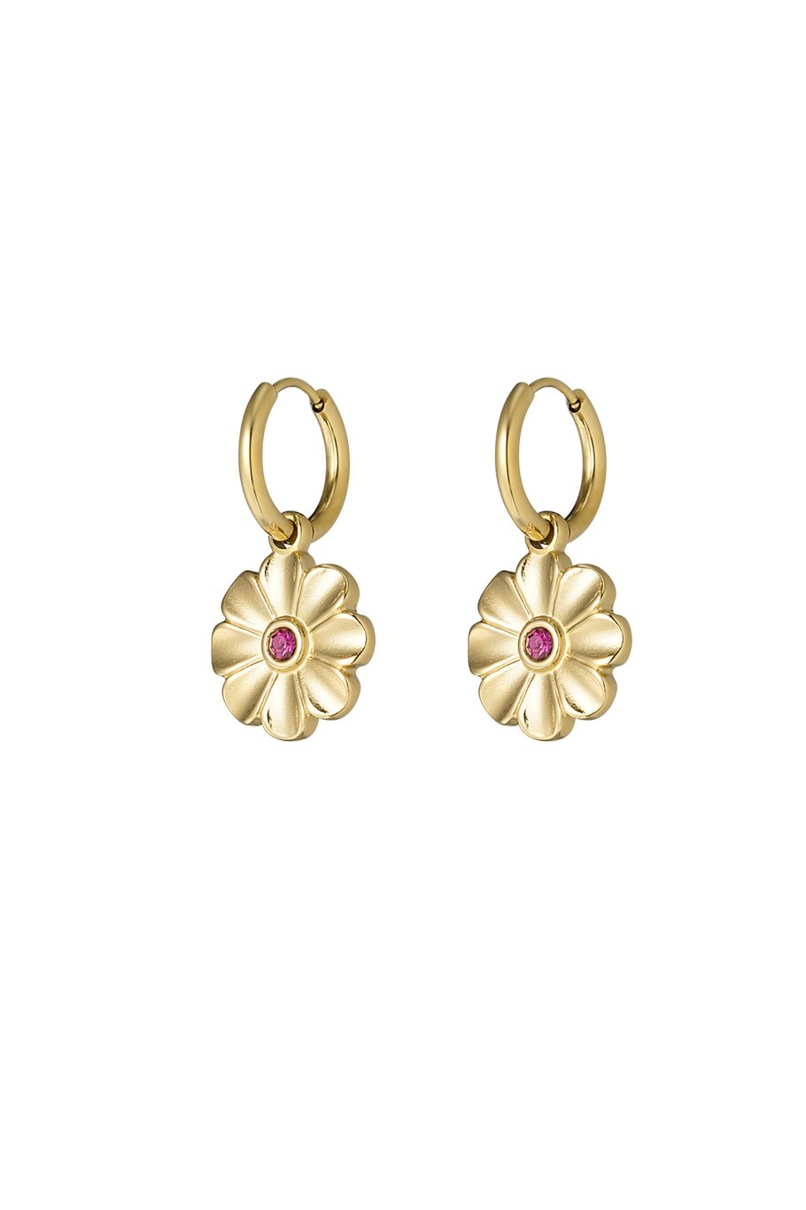 Oorbellen shimmering flower