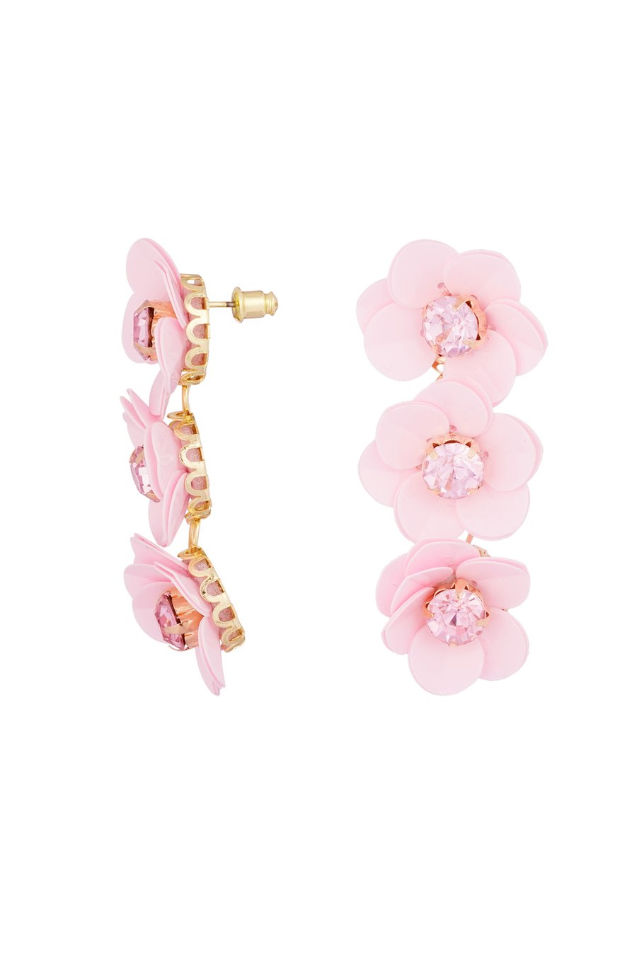 Zomerse bloemen trio - Roze
