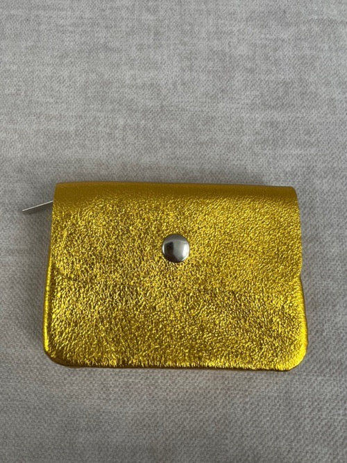 Blush Small Portemonnee - Metallic Geel