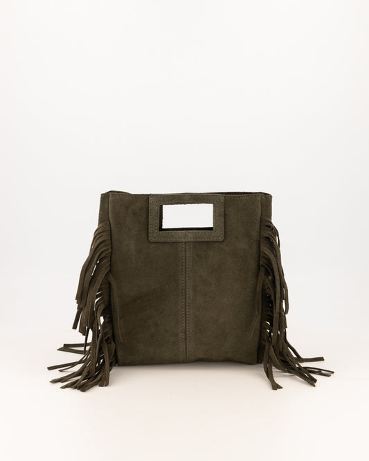 Tas Sylvie - Groen Echt Suède