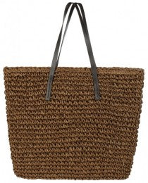 Rieten tas - Bruin