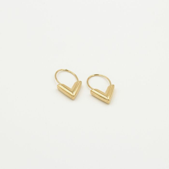 Oorbellen V - Goud