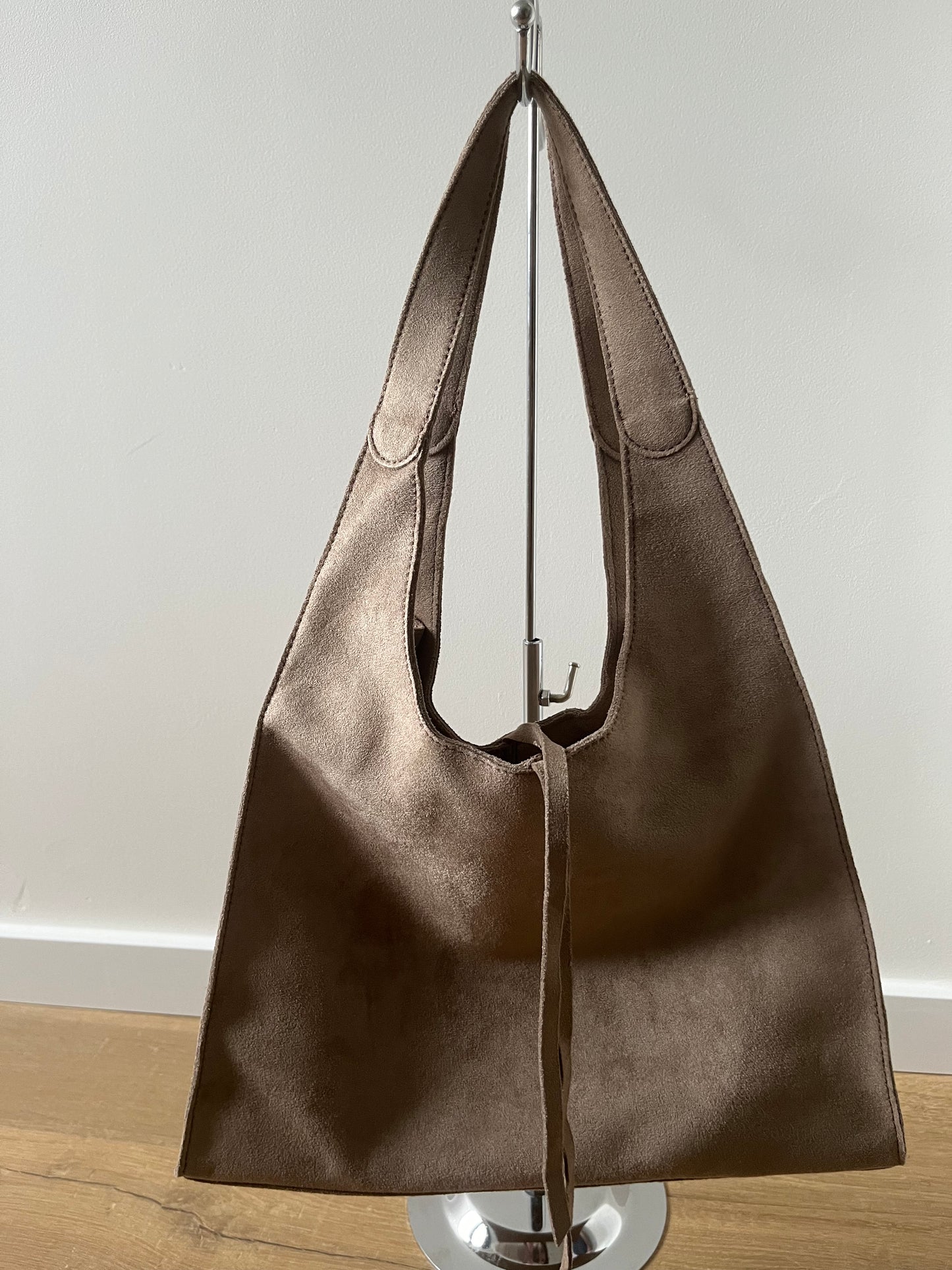 Suèdine tas - taupe