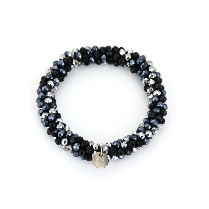 Haarelastiek - Blauw mix