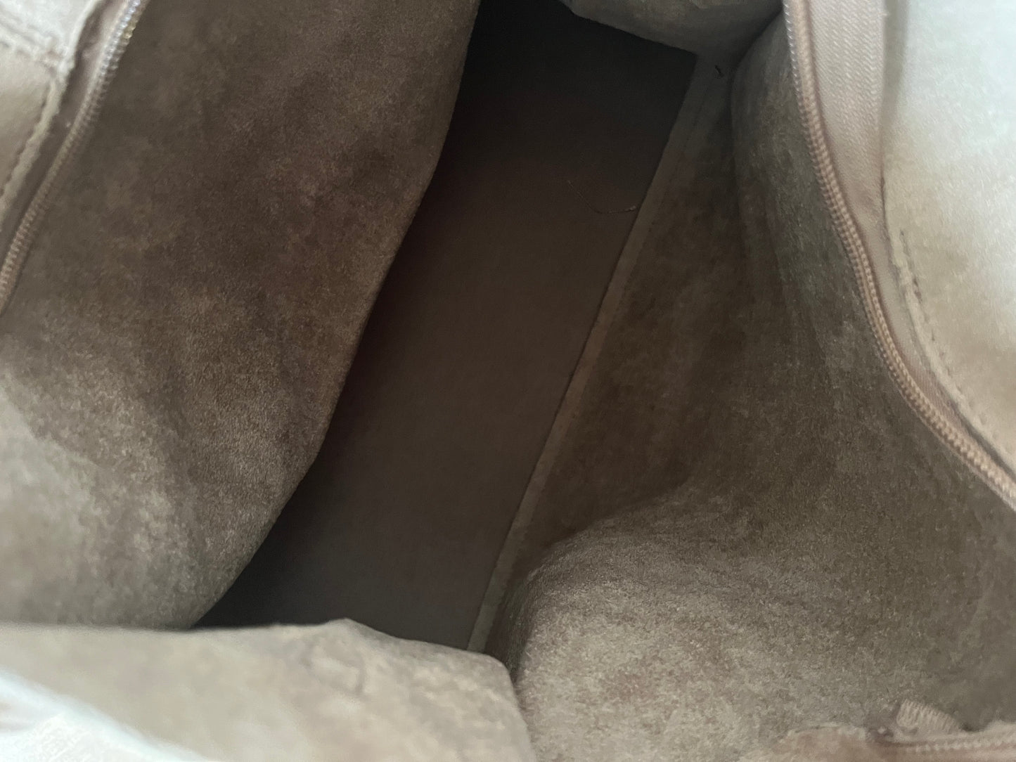 Suèdine tas - taupe