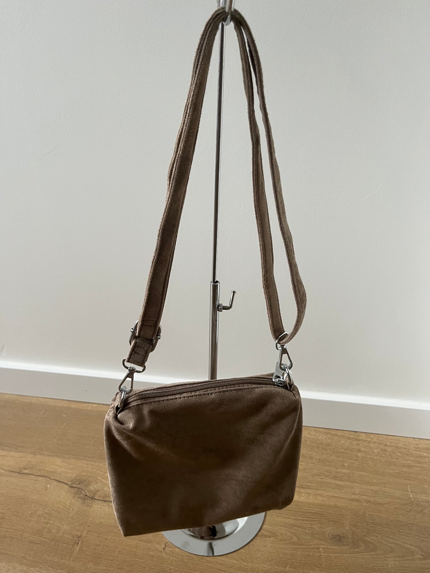 Suèdine tas - taupe