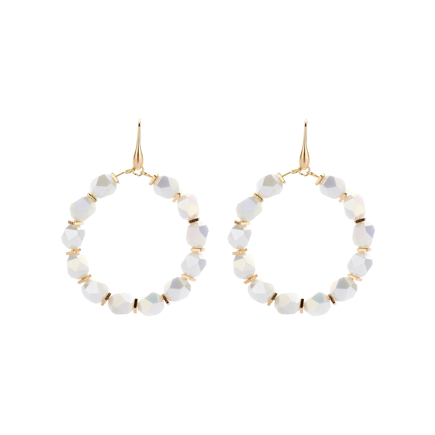 Biba Oorbellen Ringen - Wit