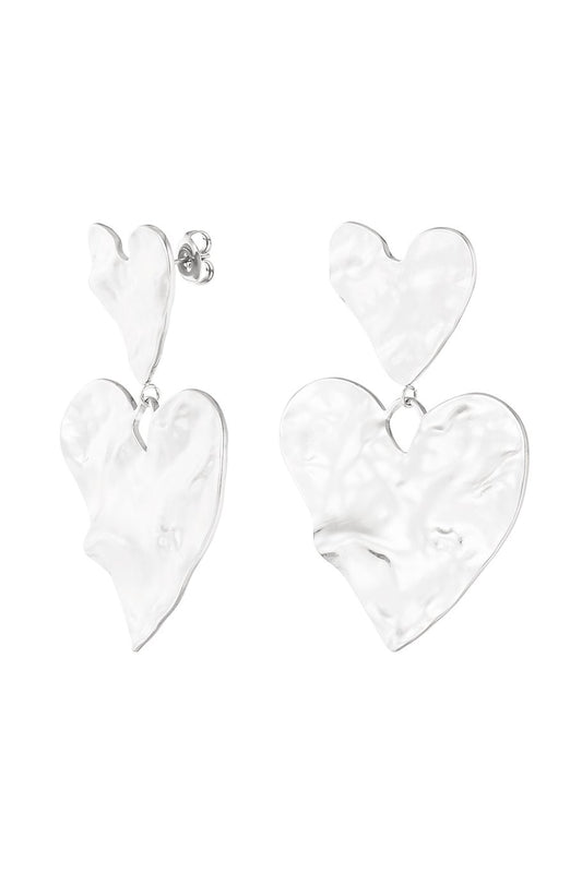 Oorbellen Extra Love - Zilver