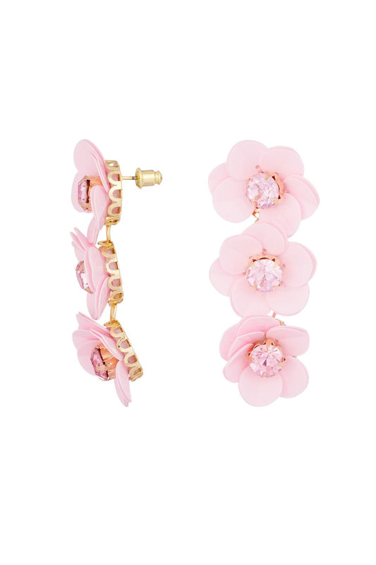 Zomerse bloemen trio - Roze
