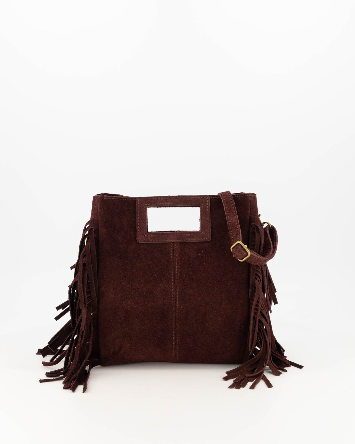 Tas Sylvie - Burgundy Echt Suède